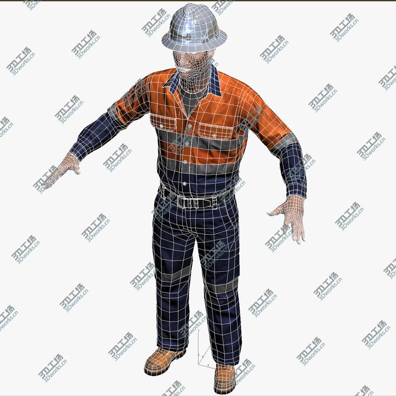 images/goods_img/2021040235/Workman Mining Safety Glen Hi Vis Jacket 3D model/4.jpg